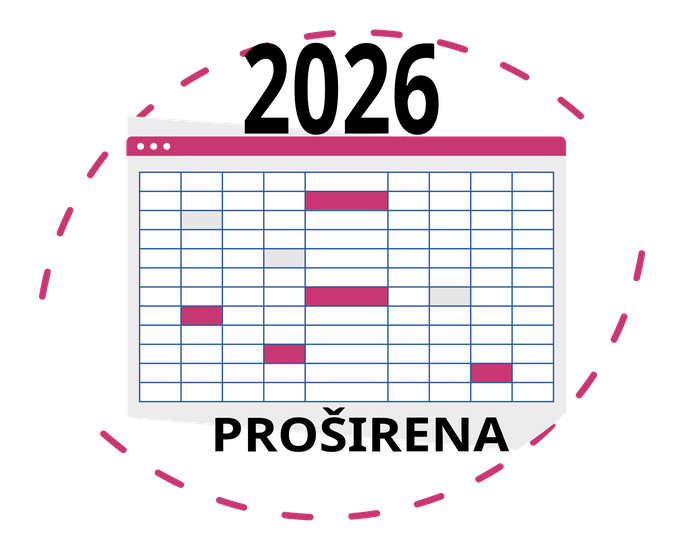2026 – Proširena tablica evidencije radnog vremena